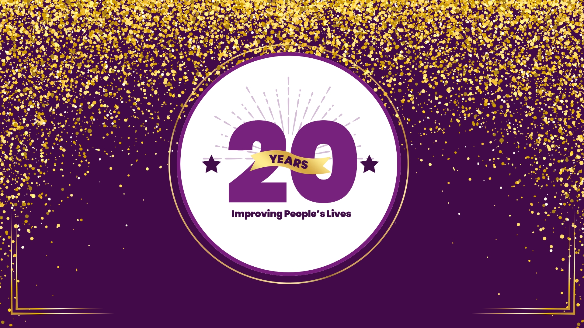 20th anniversary heading